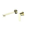 Greens Selwin Lead Free Wall Basin Mixer Set - Brushed Brass