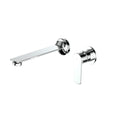 Greens Selwin Lead Free Wall Basin Mixer Set - Chrome