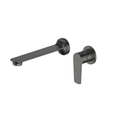 Greens Selwin Lead Free Wall Basin Mixer Set - Gunmetal Grey