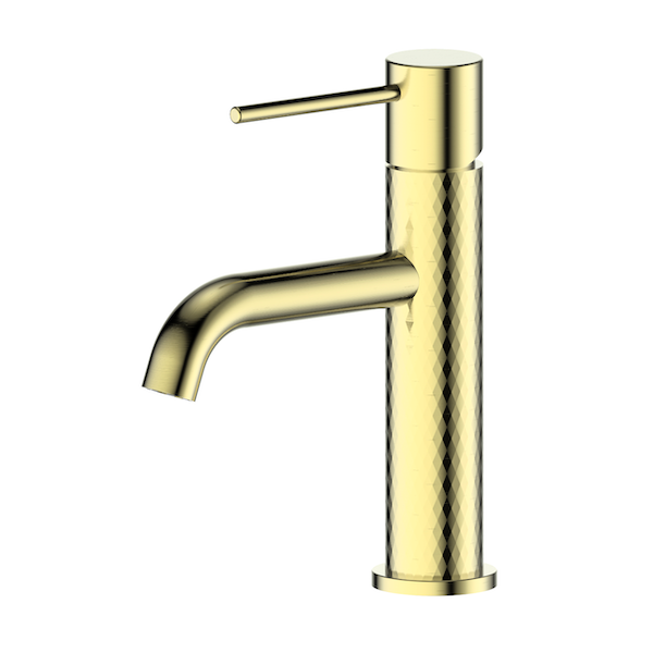 Greens Tesora Basin Mixer, Brushed Brass
