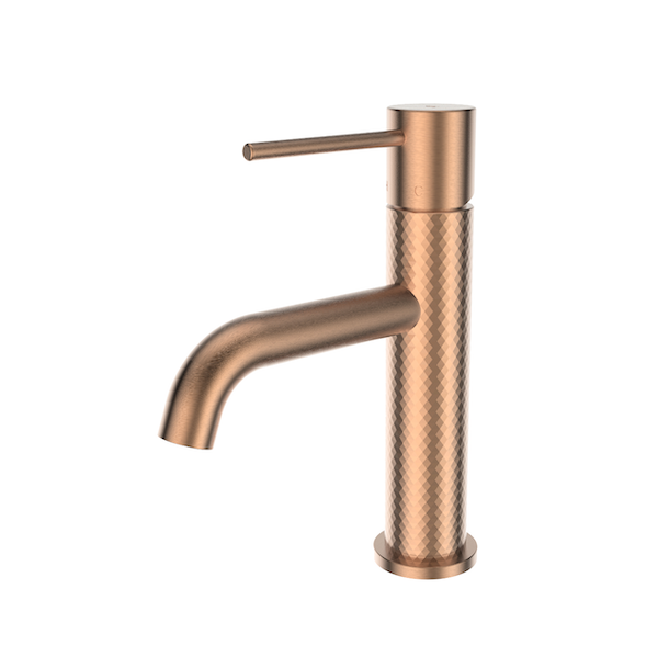 Greens Tesora Basin Mixer, Brushed Copper