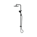 Greens Lavish Brass Twin Rail Shower, Matte Black image