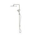 Greens Lavish BubbleJET Twin Rail Shower, Brushed Nickel image