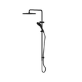 Greens Lavish BubbleJET Twin Rail Shower, Matte Black image