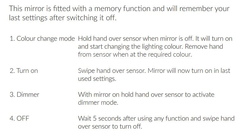 Vista LED Mirror 800mm Round