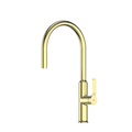 Greens Craft Pulldown Kitchen  Mixer with Kitchen Spout Brushed Brass PVD
