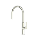 Greens Craft Pulldown Kitchen Mixer with Kitchen Spout Brushed Nickel PVD