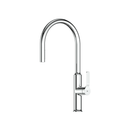 Greens Craft Pulldown Kitchen Mixer with Kitchen Spout Chrome