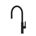 Greens Craft Pulldown Kitchen Mixer with Kitchen Spout Matte Black PVD