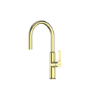 Greens Craft Pulldown Kitchen Mixer with Prep Spout Brushed Brass PVD