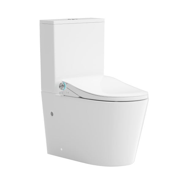 Lafeme Thea-Luna Rimless Toilet with Lafeme Smart Electric Toilet Bidet Seat