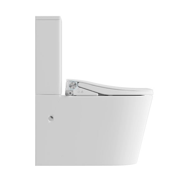 Lafeme Thea-Luna Rimless Toilet with Lafeme Smart Electric Toilet Bidet Seat