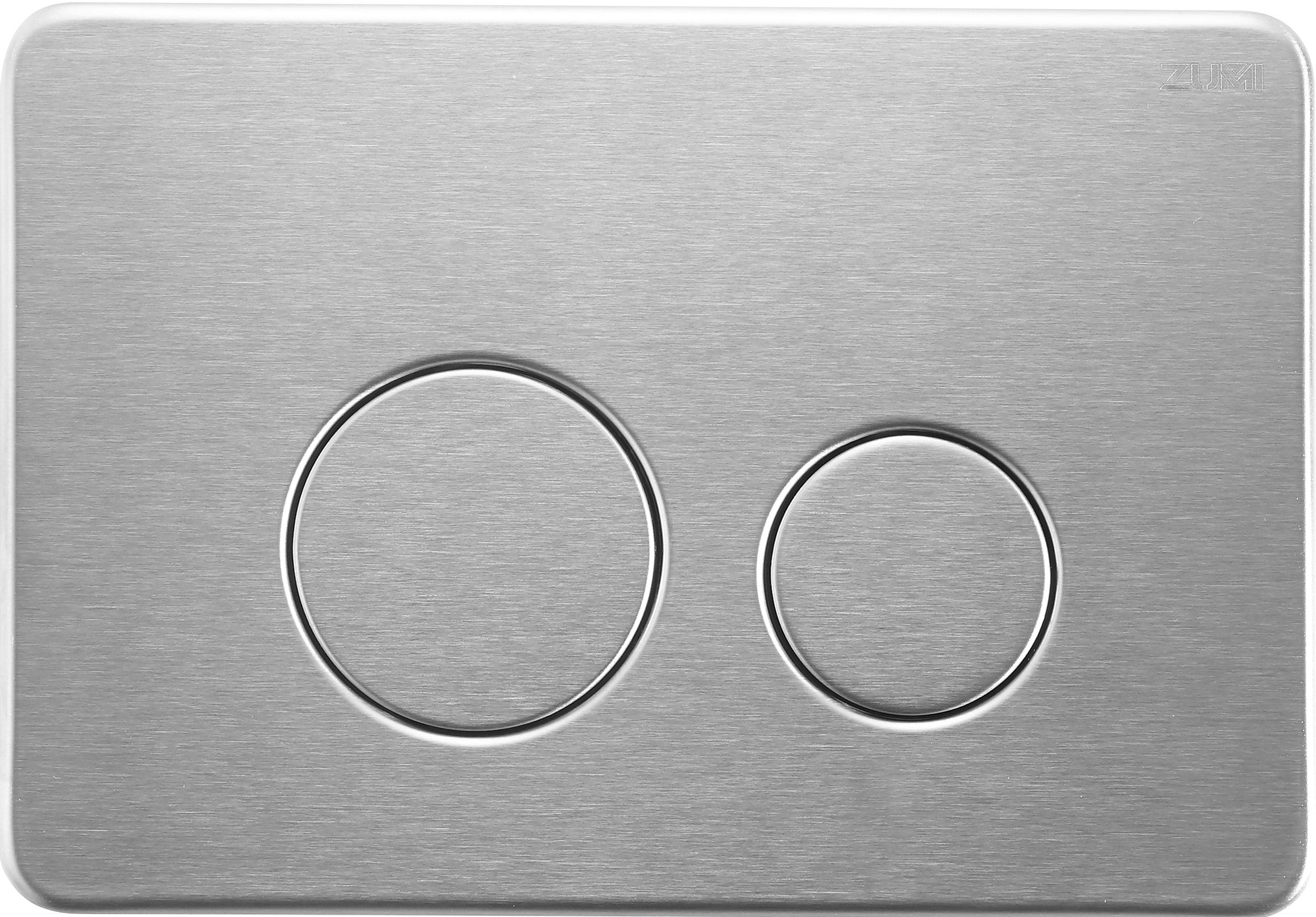 R&T In Wall Package - Houston Raised Height Pan, Inwall Cistern and Lexy Round Stainless Steel Button