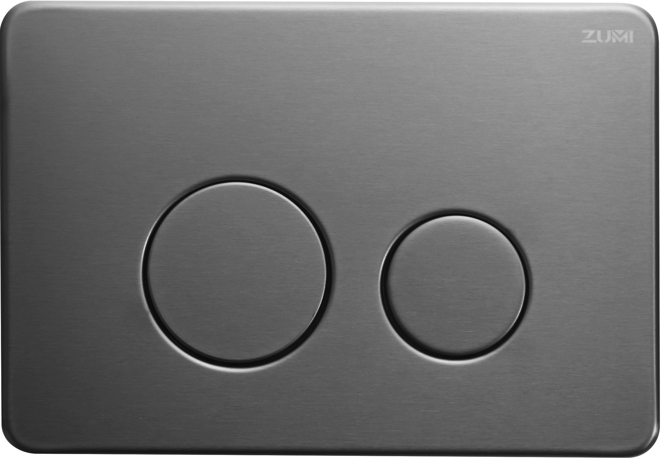 R&T In Wall Package - Houston Raised Height Pan, Inwall Cistern and Lexy Round Stainless Steel Button