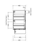 Manhattan Classic 1500mm Floor Standing Vanity, Single Bowl