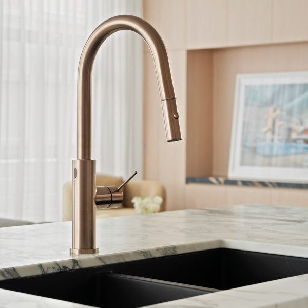 Nero Mecca Smart Sensor Pull Down Sink Mixer - Brushed Bronze / NR221908aBZ