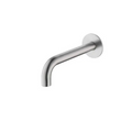Bella Vista Mica Curved Bath Spout - Brushed Nickel (Multiple Sizes)
