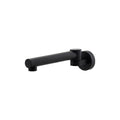 Mimas Round Swivel Bath Spout, Matte Black