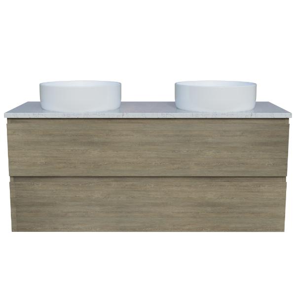 Nevada Plus All-Drawer 1200mm Wall Hung Vanity, Above or Under Counter Basin