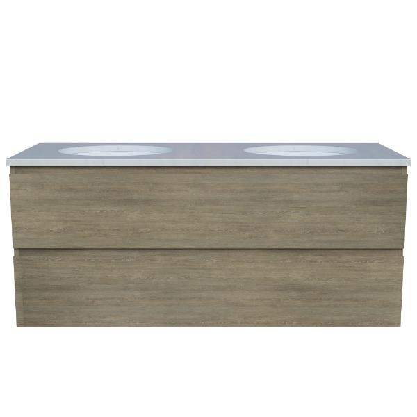 Nevada Plus All-Drawer 1200mm Wall Hung Vanity, Above or Under Counter Basin