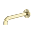 Zen SS316L Round Basin/Bath Spout Only 185mm Brushed Gold