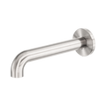 Zen SS316L Round Basin/Bath Spout Only 185mm Brushed Nickel