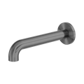 Zen SS316L Round Basin/Bath Spout Only 185mm Graphite