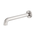 Zen SS316L Round Basin/Bath Spout Only 230mm Brushed Nickel