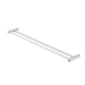 Nero Zen SS316L Double Towel Rail 800mm Brushed Nickel NR1630dBN image