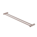 Nero Zen SS316L Double Towel Rail 800mm Brushed Bronze NR1630dBZ image