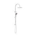 Nero Mecca Twin Shower With Air Shower II Brushed Nickel image