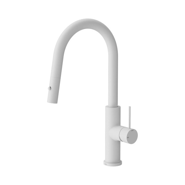 Nero Mecca Smart Sensor Pull Down Sink Mixer - Matte White / NR221908aMW