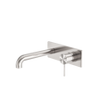Nero Mecca Wall Basin/Bath Mixer 260mm Brushed Nickel NR221910A260BN image