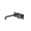 Nero Mecca Wall Basin/Bath Mixer Handle Up 120mm Gun Metal NR221910B120GM image