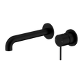 Nero Mecca Wall Basin/Bath Mixer Separate Back Plate 120mm Matte Black NR221910C120MB image