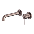 Nero Mecca Wall Basin/Bath Mixer Separate Back Plate 120mm Brushed Bronze NR221910C120BZ image