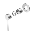 Nero Mecca Care Shower Mixer Trim Kits Only Chrome