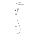 Fresh Twin Shower, Bottom Inlet, 250mm Overhead & Handset, Chrome