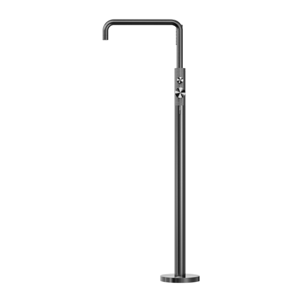 Nero Opal Freestanding Bath Mixer with Handshower - Graphite / NR251903aGR