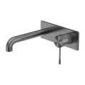 Nero Opal Wall Basin/Bath Mixer 230mm Graphite NR251907A230GR 5 Star/6LPM image
