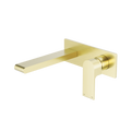 Nero Bianca Wall Basin/Bath Mixer 230mm Brushed Gold NR321510BBG 6 Star/4.5LPM image