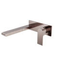 Nero Bianca Wall Basin/Bath Mixer 230mm Brushed Bronze NR321510bBZ 6 Star/4.5LPM image