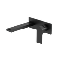 Nero Bianca Wall Basin/Bath Mixer 230mm Matte Black NR321510BMB 6 Star/4.5LPM image