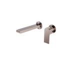 Nero Bianca Wall Basin/Bath Mixer Separate Back Plate 187mm Brushed Bronze NR321510eBZ 6 Star/4.5LPM image