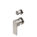 Nero Bianca NR321511GBN Brushed Nickel Shower Mixer With Divertor Separate Plate Universal Body image