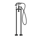 Nero York Freestanding Bath Set With Metal Hand Shower Matte Black NR692103a02MB image