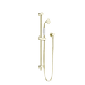 Nero NR692105A01AB York Shower Rail With White Porcelain Hand Shower Aged Brass image