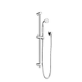 Nero NR692105A01CH York Shower Rail With White Porcelain Hand Shower Chrome image