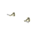 Nero York Wall Top Assemblies With White Porcelain Lever Aged Brass NR692109b01AB image