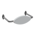 Nero Mecca Care DDA Toilet Backrest Gun Metal